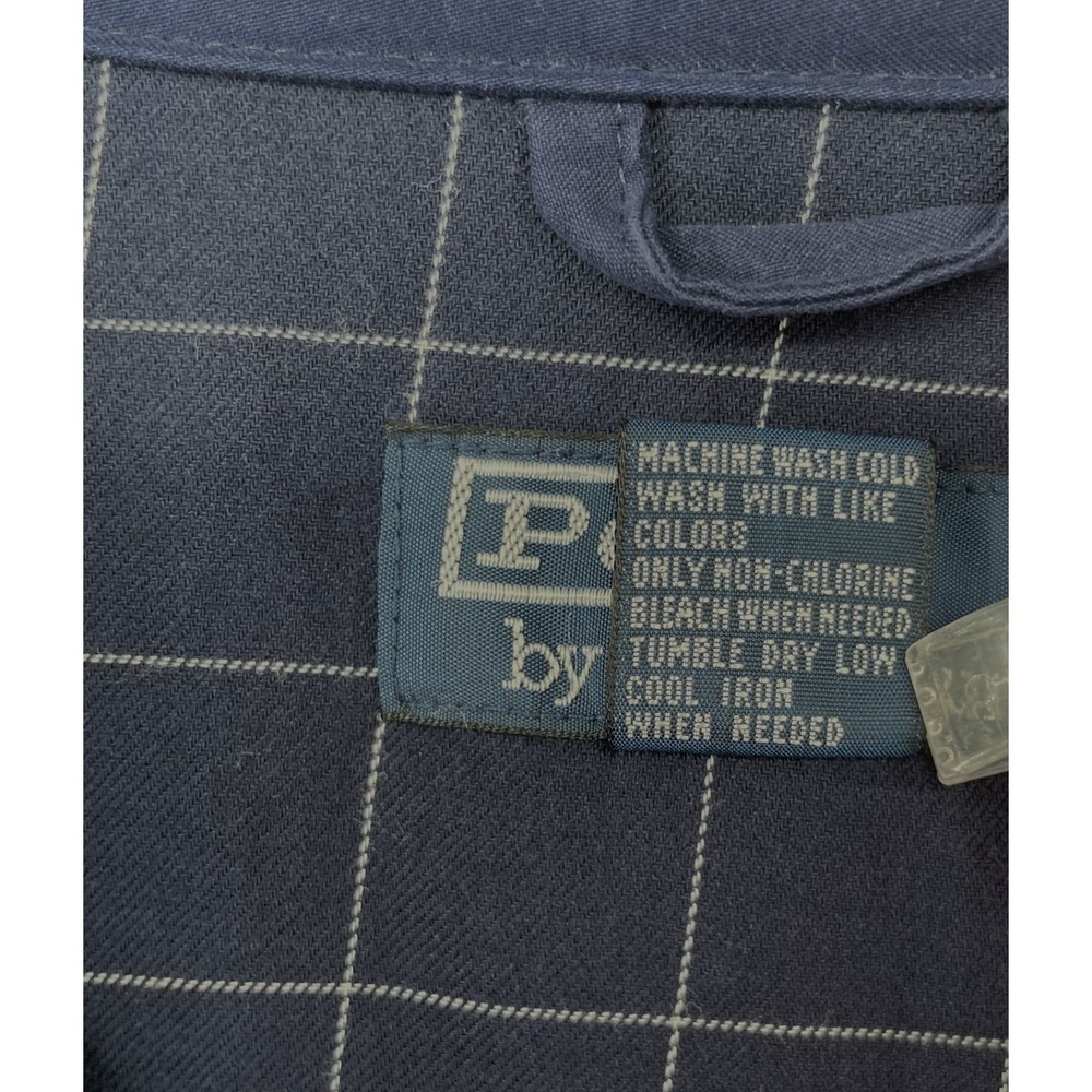 Vintage Polo Ralph Lauren Men's XXL Harrington Bomber Jacket Navy Blue Full Zip - Picture 10 of 15